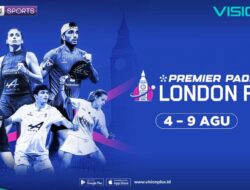 Premier Padel London P1 2026 Masuk Fase Penentuan, Nonton hingga Final Live Streaming di VISION+