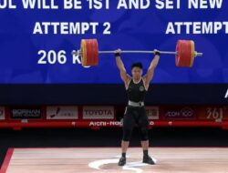 Pecahkan Rekor Dunia, Rahmat Erwin Abdullah Raih Emas Asian Games 2026